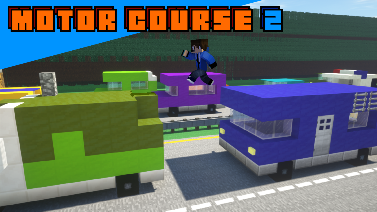Unduh Motor Course 2 untuk Minecraft 1.14.3